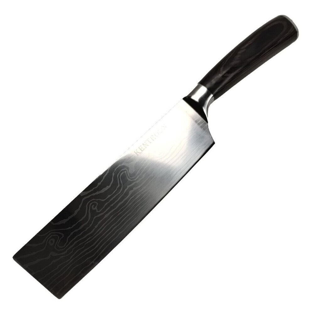 KENTROON 7-Inch Professional Nakiri Knife High Carbon Stainless Steel W/ Sheath